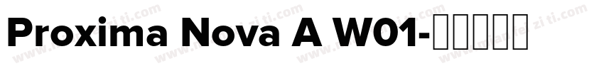 Proxima Nova A W01字体转换